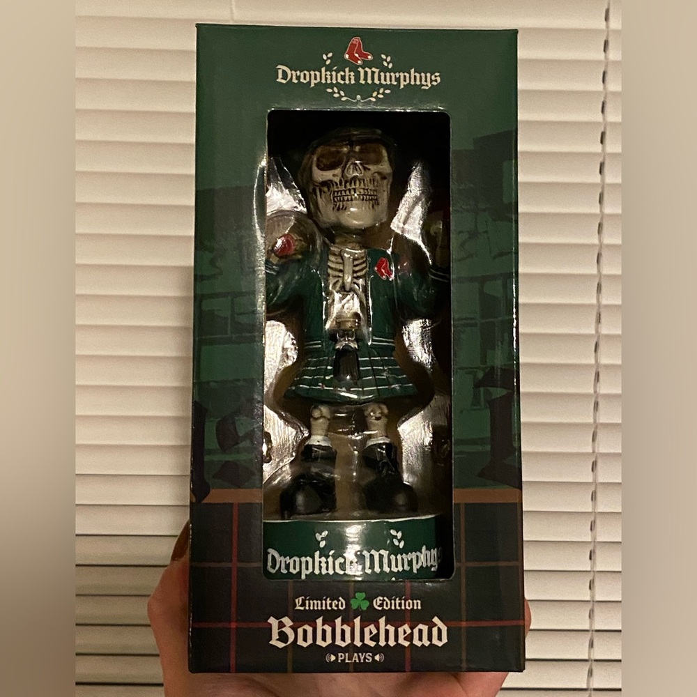 Dropkick Murphys Red Sox Limited Edition Skeleton bobble head